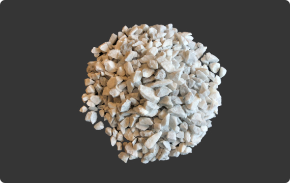 Arctic White, stone from Eastside Bulk