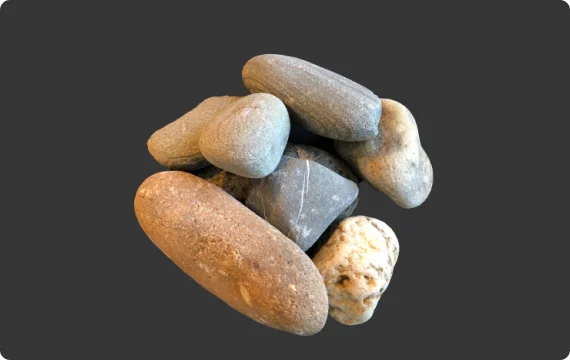 Hudson Valley River Gravel, stone from Eastside Bulk