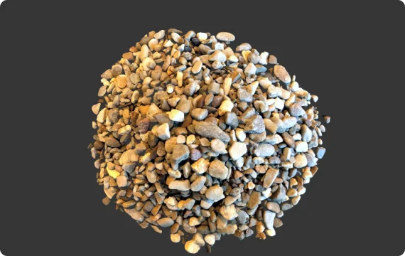 Hudson Valley River Gravel, stone from Eastside Bulk