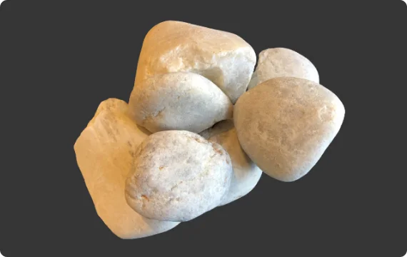 Pearl Pebble, stone from Eastside Bulk